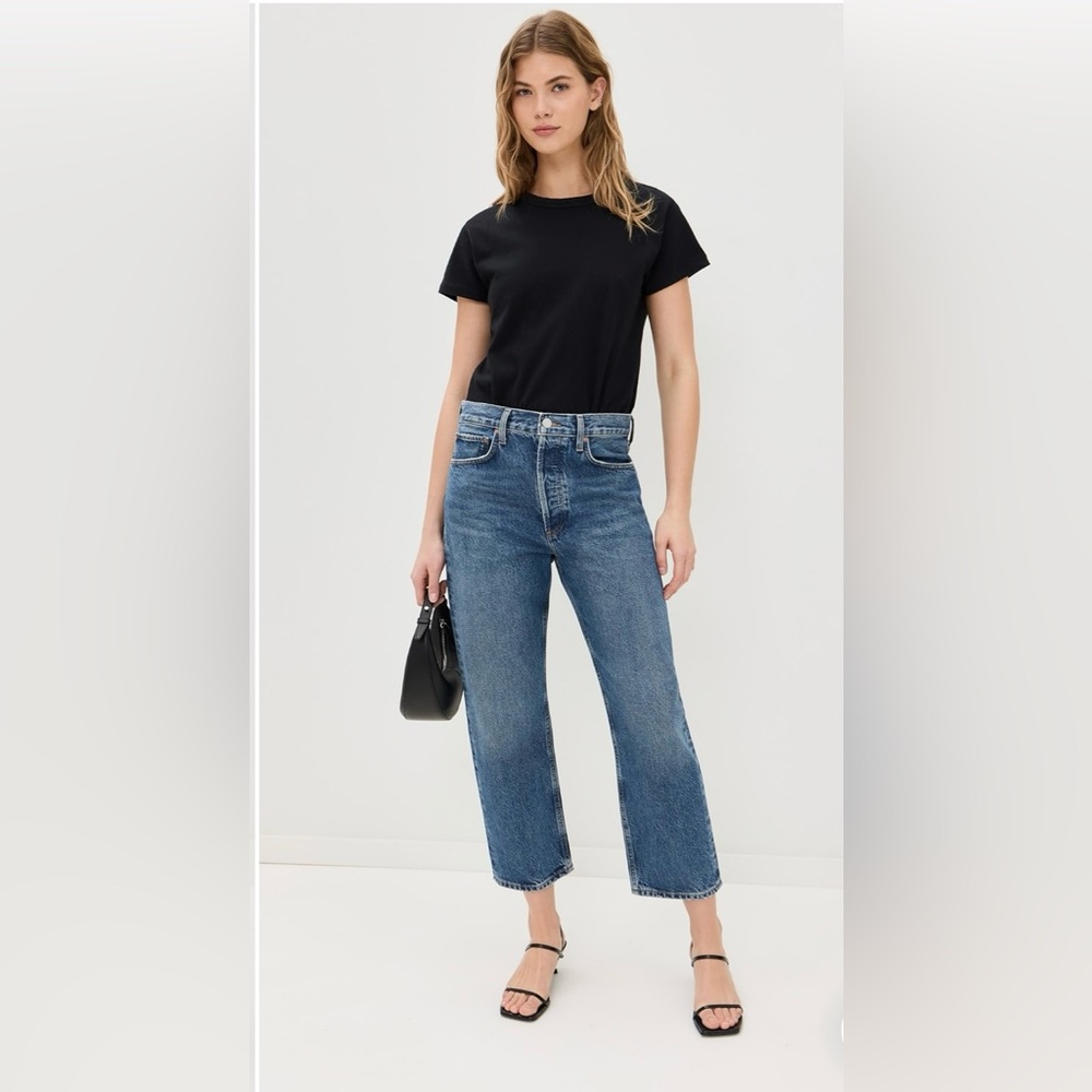 BRAND NEW with TAGS! 
AGOLDE
90'S CROP
MID RISE LOOSE STRAIGHT JEANS